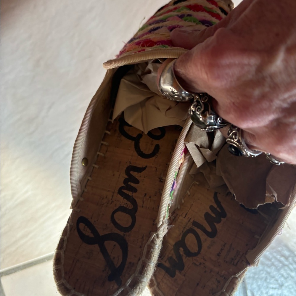 Sam Edelman Multicolor Espadrille Flats - Picture 3 of 6